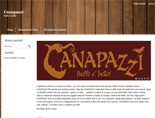 Tablet Screenshot of canapazzi.com